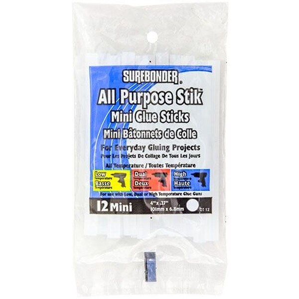 Mini Hot Glue Sticks 12 Pack